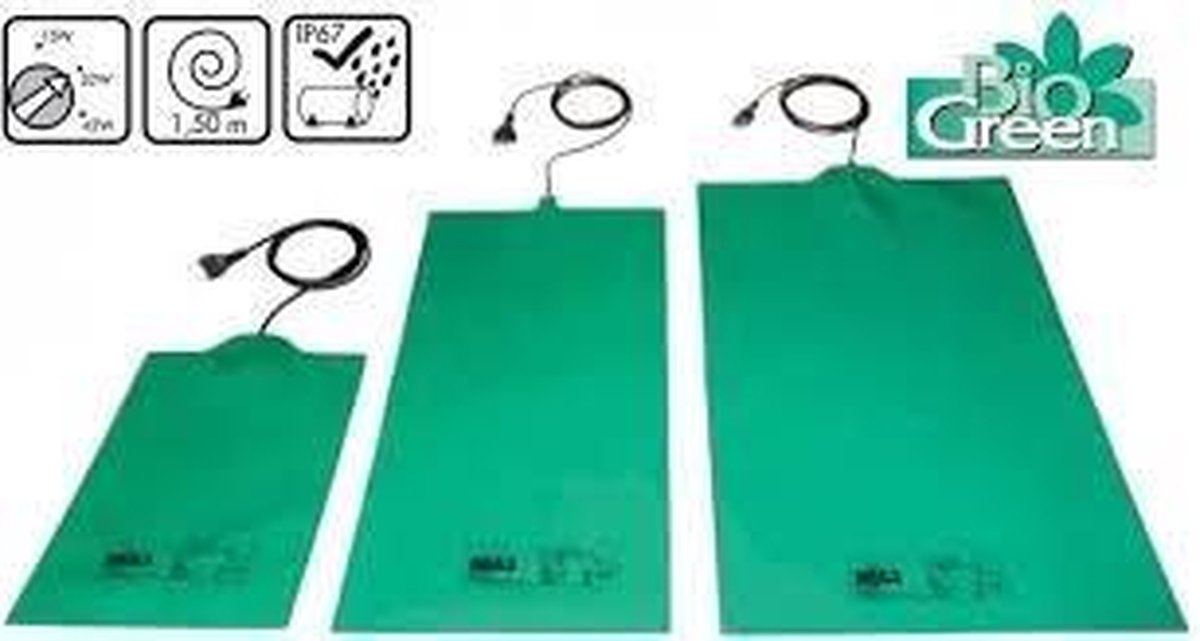 BIOGREEN VERWARMINGSPAD 40 X 65 CM 42 WATT