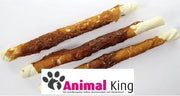 4 x 3-Eend met runderhuidstick-17cm-hondensnack-Animal King