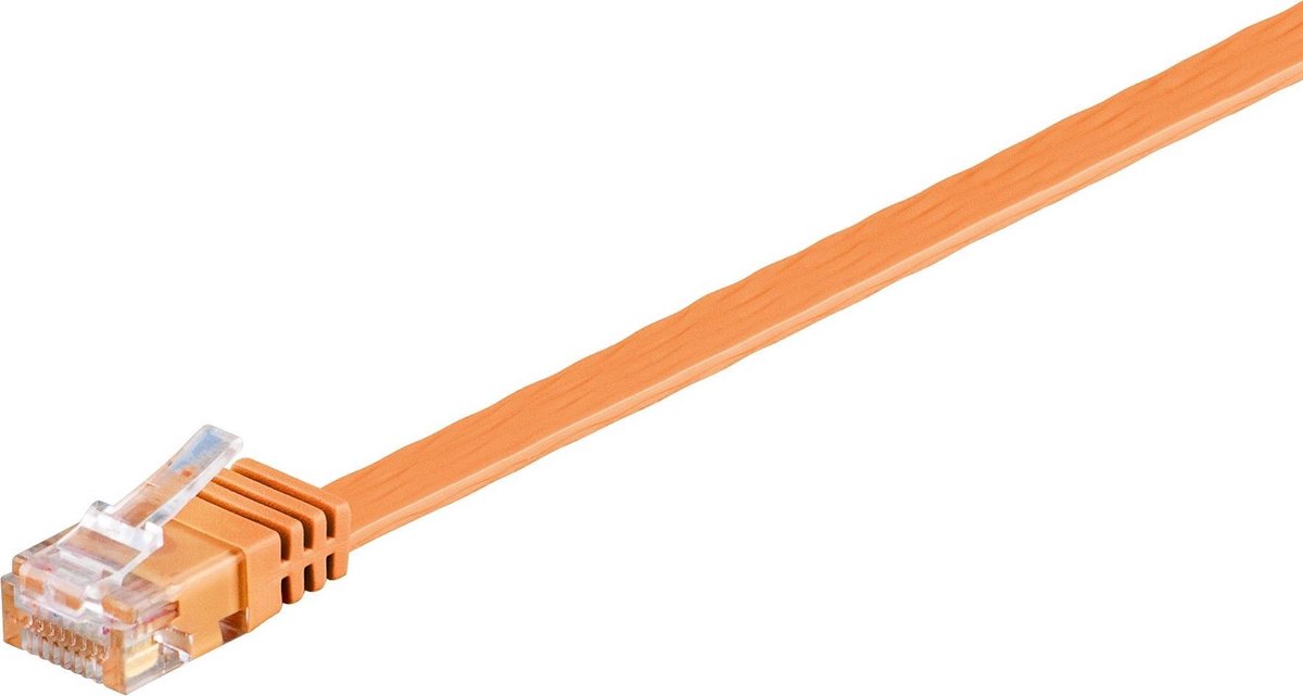 Wentronic CAT6 Netwerkkabel - RJ45 - Oranje - 1.5 m