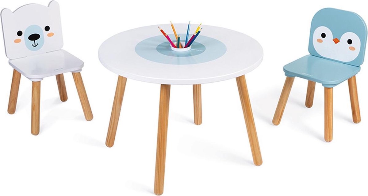 Janod Tafel en 2 Stoelen - Polar