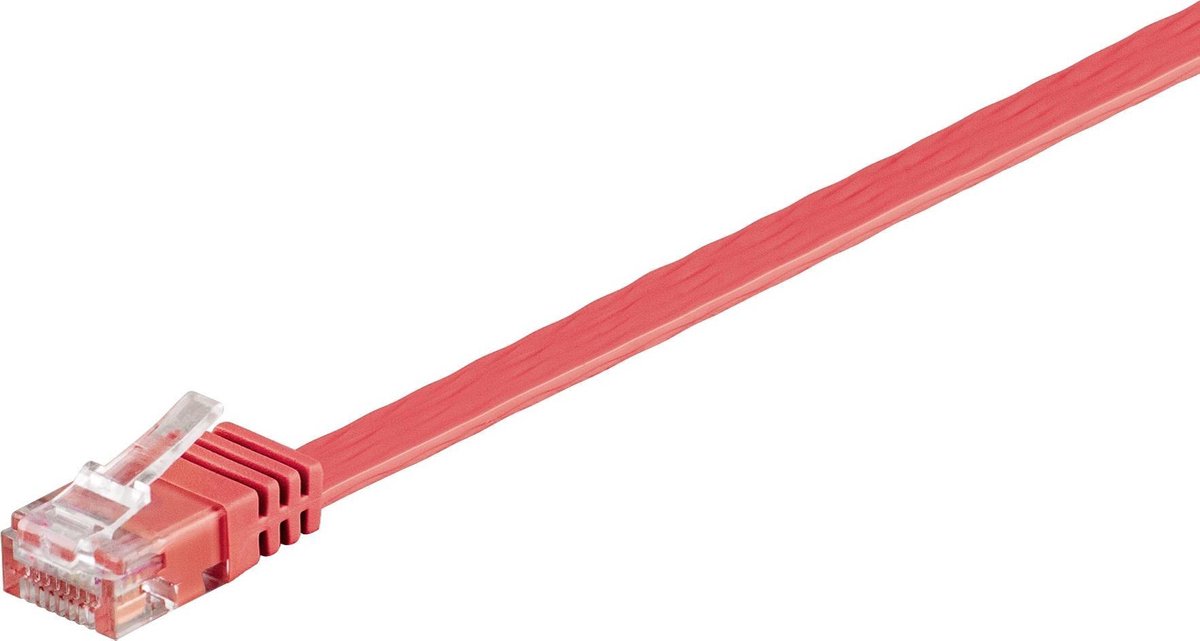 Wentronic CAT6 Netwerkkabel - RJ45 - Rood - 3 m