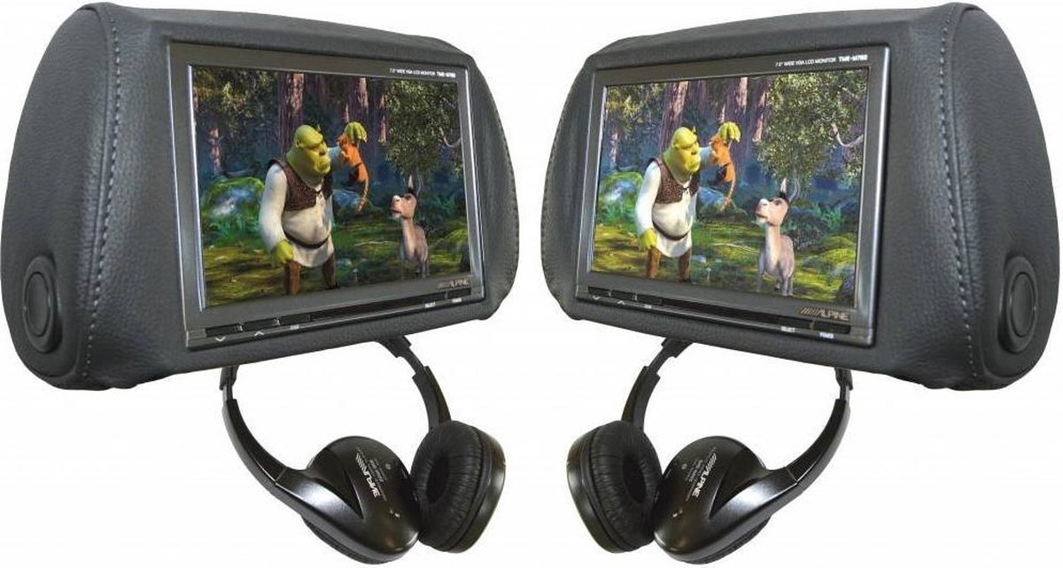 Hoofdsteun Integrated Rear Seat Entertainment - Alpine - OEM Audi