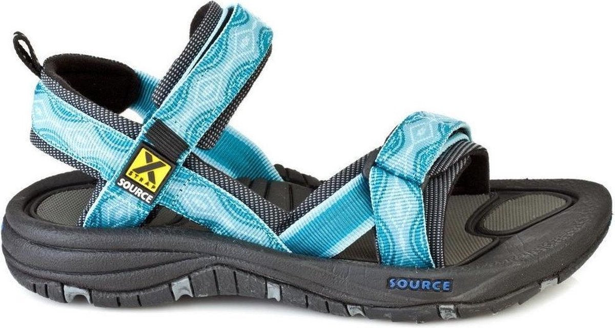 Source Sandalen Gobi Dames Eva/polyester/microfiber Blauw Mt 42