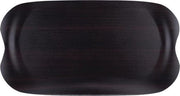 Roltex Wave dienblad donker houtnerf 43x23cm