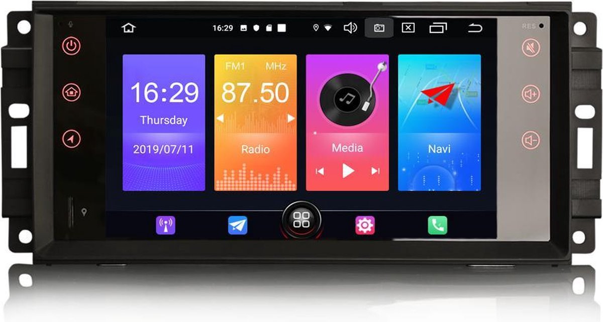 Jeep Chrysler Dodge | Android 10 Autoradio Navigatie
