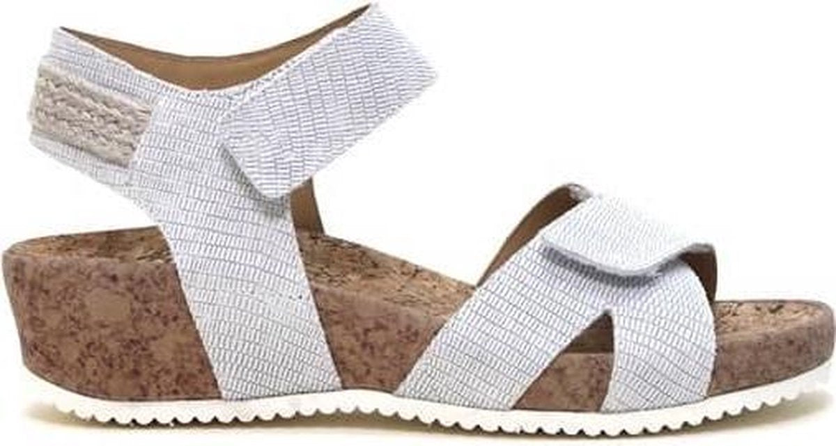 Durea Sandalen 7397 H Wit Kurk