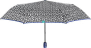 Perletti Mini-paraplu Automatisch Dames 98 Cm Microfiber Blauw