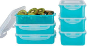 Lock&Lock Vershoudbakjes - Set van 6 Stuks - Turquoise