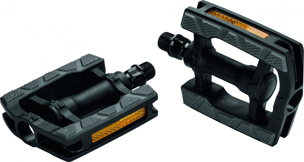Ergotec Platformpedalen (857) 9/16 Inch Anti-slip Zwart