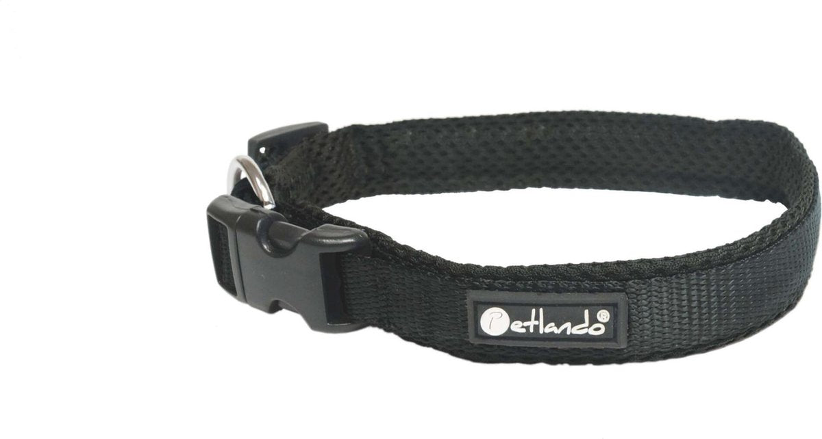 Hondenhalsband Petlando Mesh Collar L Zwart 50-55cm