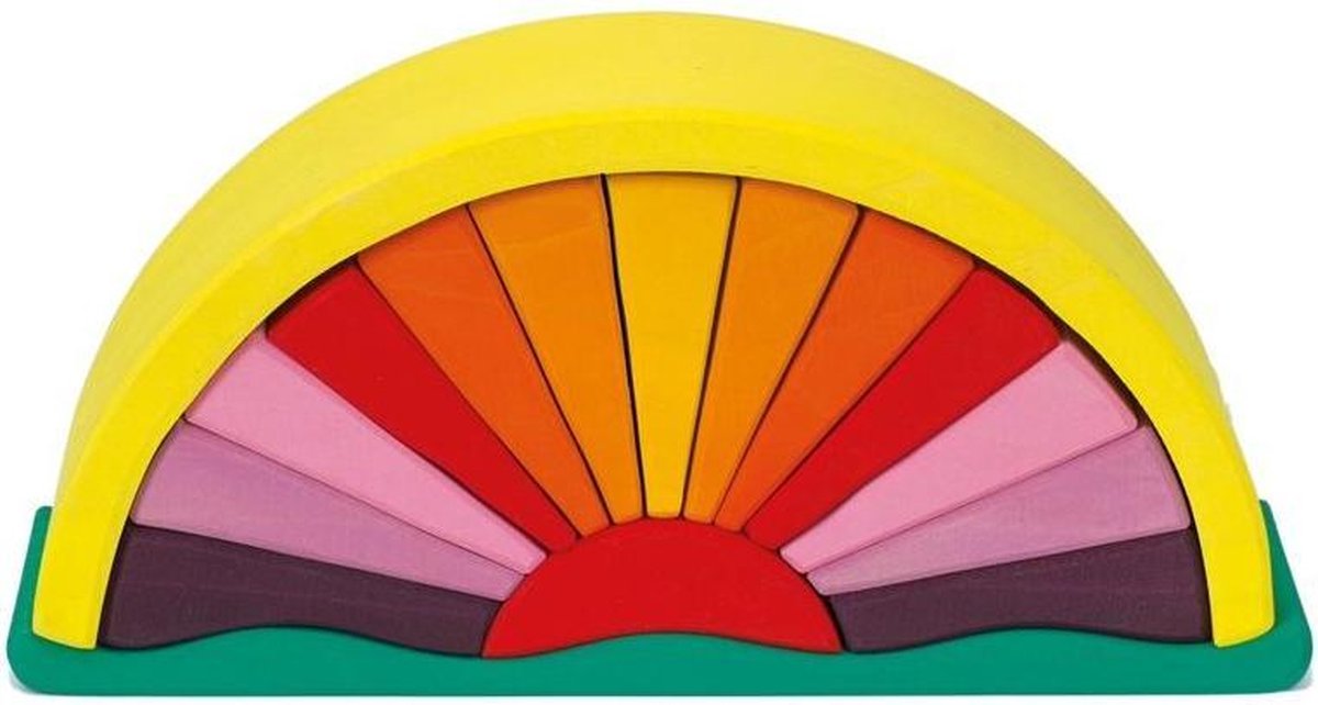 Glückskäfer Houten Zonnestralenboog 27 Cm Multicolor 16-delig