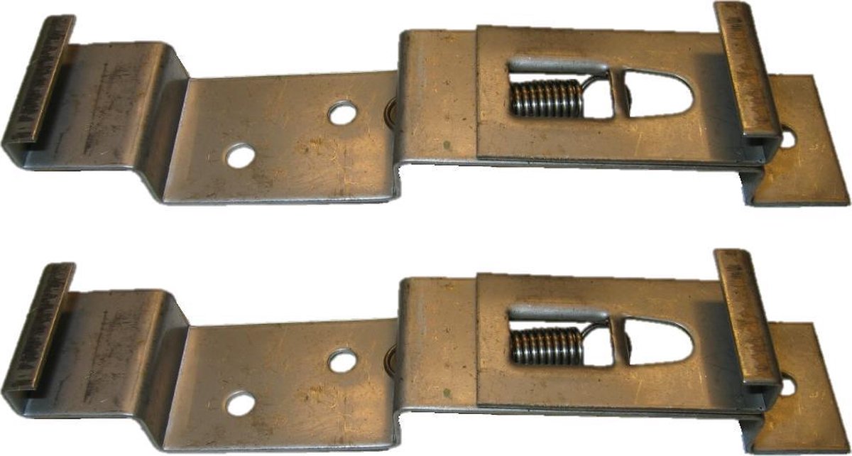 Kentekenplaathouder R.V.S. 2 stuks