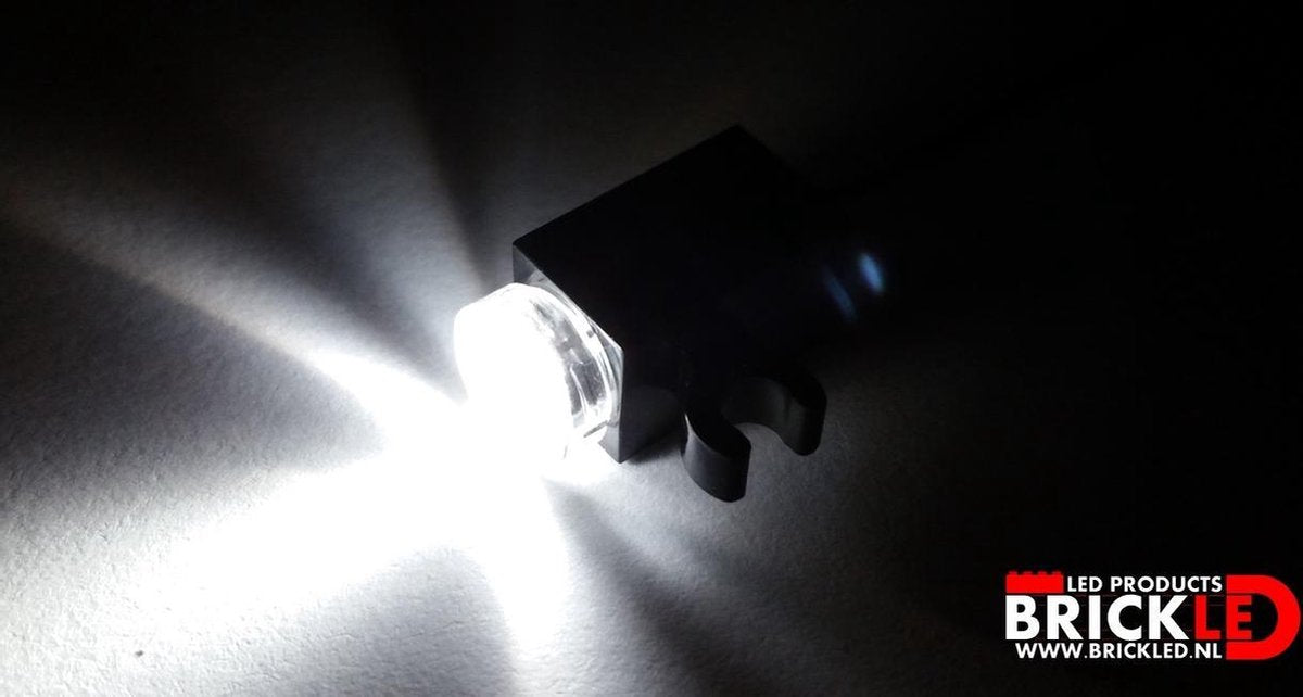 BrickLED 2 x Mini spot - Wit koud - Verlichting voor LEGO