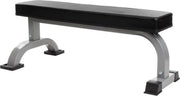 ScSPORTS® Halterbank - Vlakke fitnessbank - Tot 300 KG belastbaar - zwart – Krachttraining