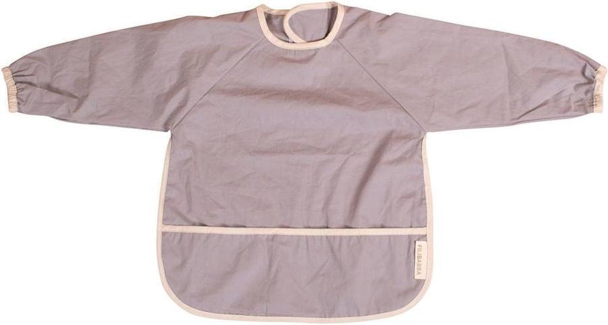 Filibabba Slabbetje - with sleeves - Olive Green - One Size