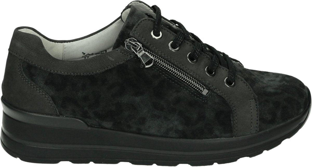 Waldlaufer 807001 M-Sarah - Volwassenen Lage sneakers - Kleur: Grijs - Maat: 37