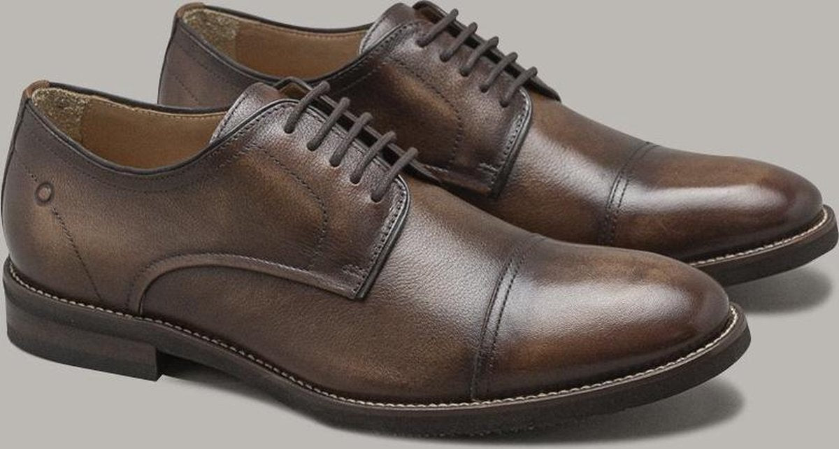 Democrata - ROY Veterschoen Bruin Toecap