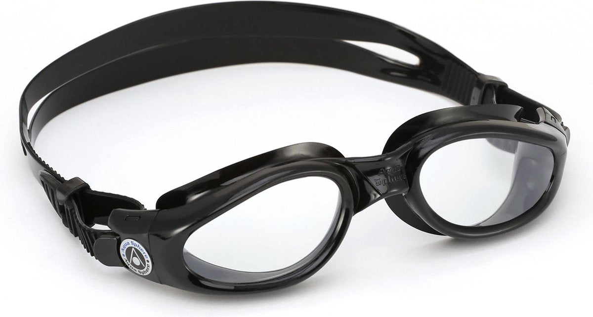 Aqua Sphere Kaiman - Zwembril - Volwassenen - Clear Lens - Zwart