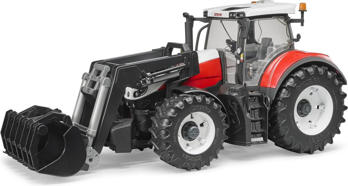 Steyr 6300 Terrus met voorlader Bruder