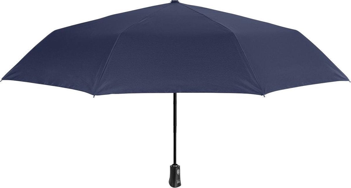 Perletti Mini-paraplu Heren Auto. 104 Cm Microfiber Blauw