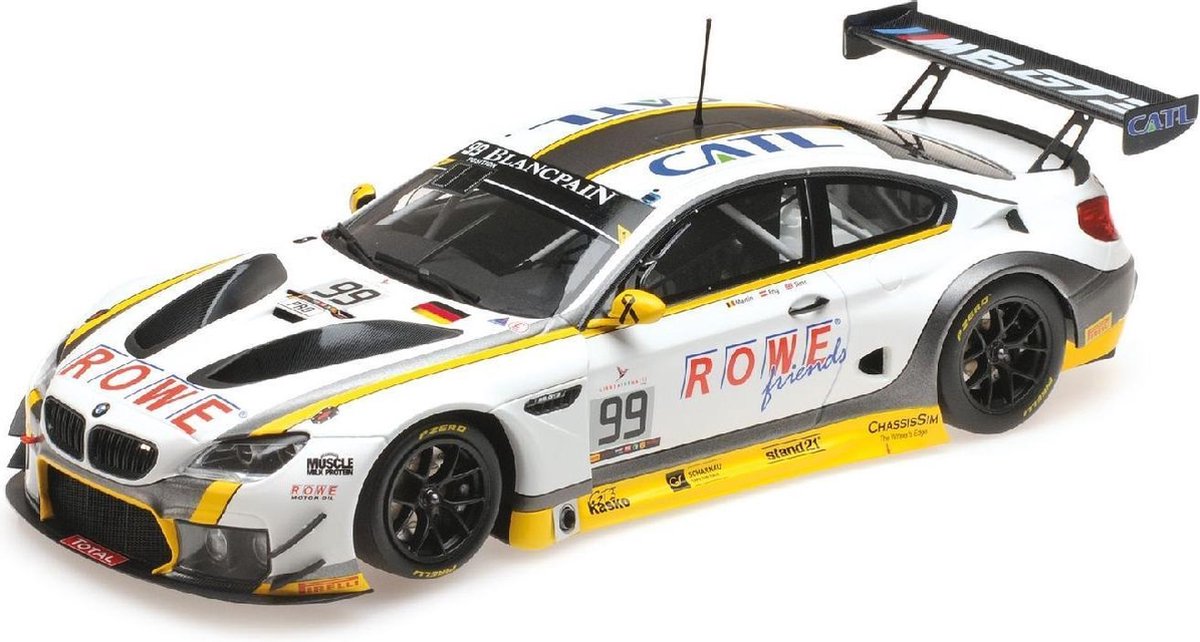 BMW M6 GT3 Rowe Racing #99 Winner 24H Spa 2016 - 1:18 - Minichamps