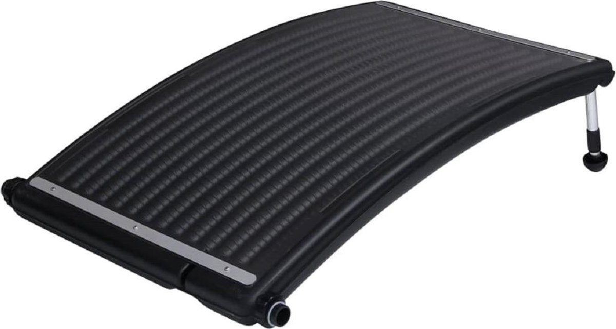 Zwembadverwarming solarpaneel 110x65cm kleur zwart