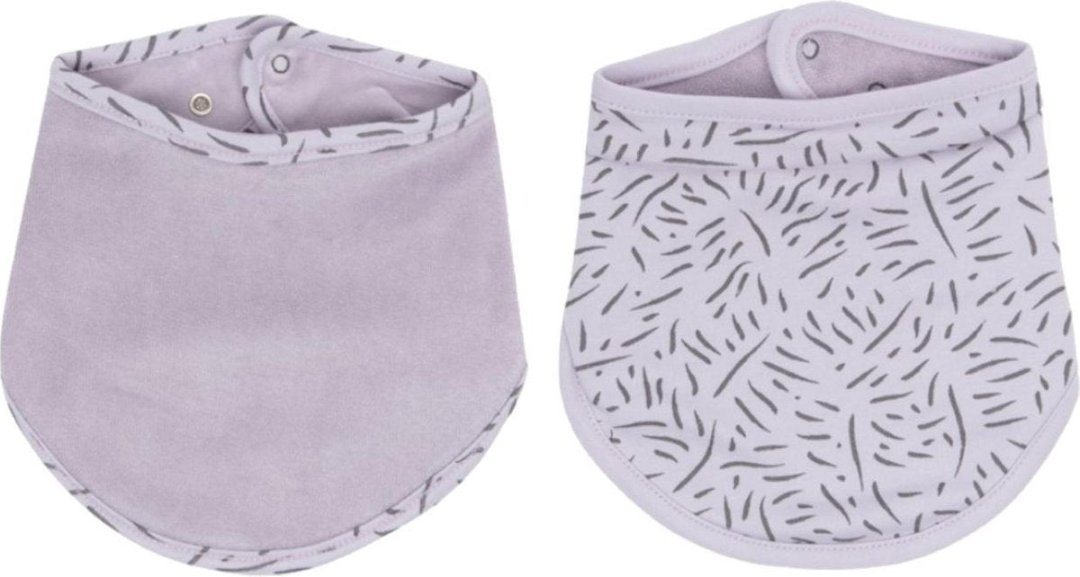 bébé-jou Fabulous Bandana slabs 2 stuks - Zebra