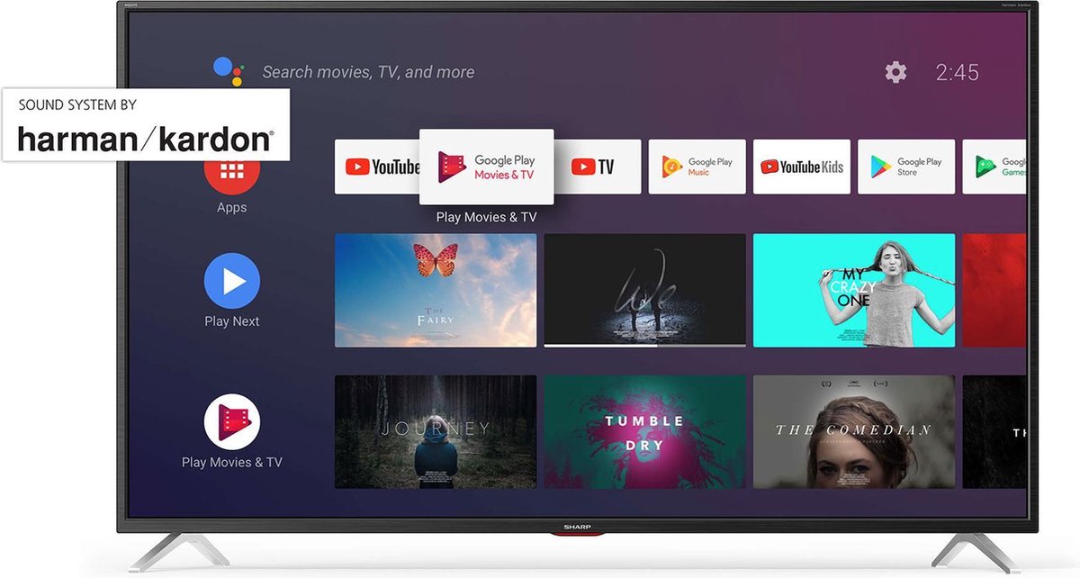 Sharp Aquos 40BL5 - 40inch 4K Ultra-HD Android Smart-TV