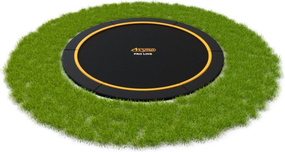 Avyna Pro-Line Flatlevel Trampoline 245 cm (8ft) Zwart - Black Edition