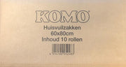 KOMO Afvalzakken - 10 rollen a 20 stuks - 60 liter