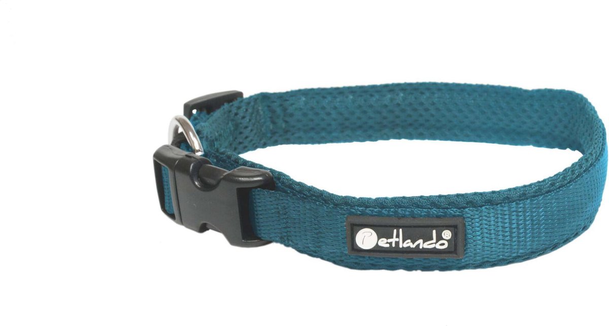 Hondenhalsband Petlando Mesh Collar XXXS Petrol 25-30cm