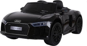 Elektrische Kinderauto Audi R8 Spyder Zwart 12V Met Afstandsbediening