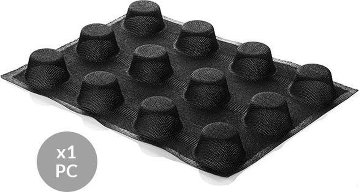SILIKOMART - AIR PLUS 13 - SILICONEN BAKVORM - N.12 ROUND ø60 H 40 MM