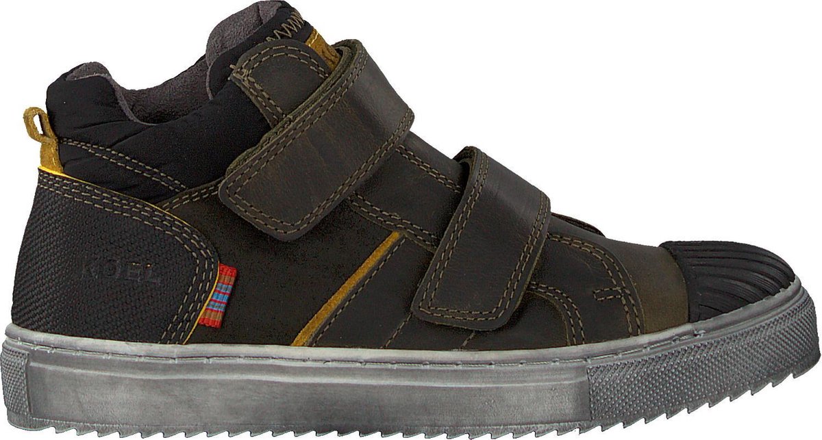 Koel4kids Jongens Hoge sneakers Ko904-al-03 - Groen - Maat 29