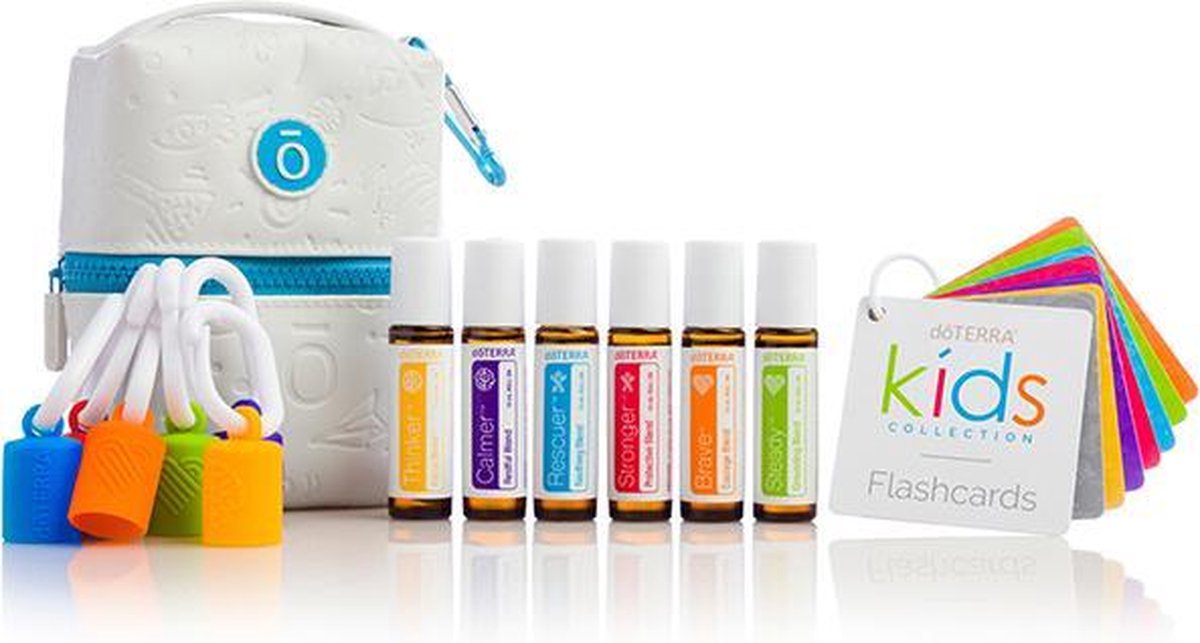 doTERRA KIDS Collectie | 6 Oliën (10ml) + Opbergtas | Roller-Blend | Etherische Olie