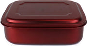 RVS Lunchbox rood 1 liter