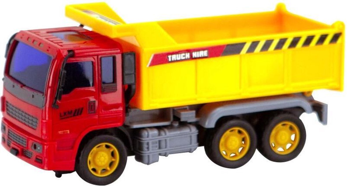 Kiepwagen Rood/Geel
