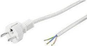 Basetech 611998 Aansluitkabel Stroom Wit