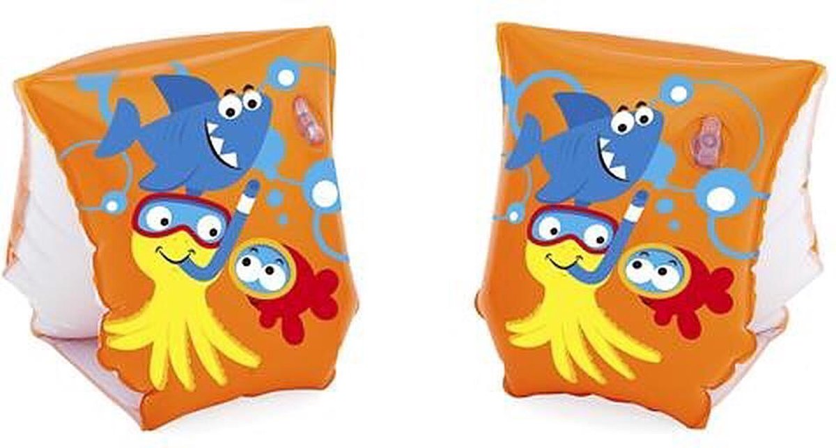 Bestway 9" x 6"/23cm x 15cm Friendly Fish Armbands
