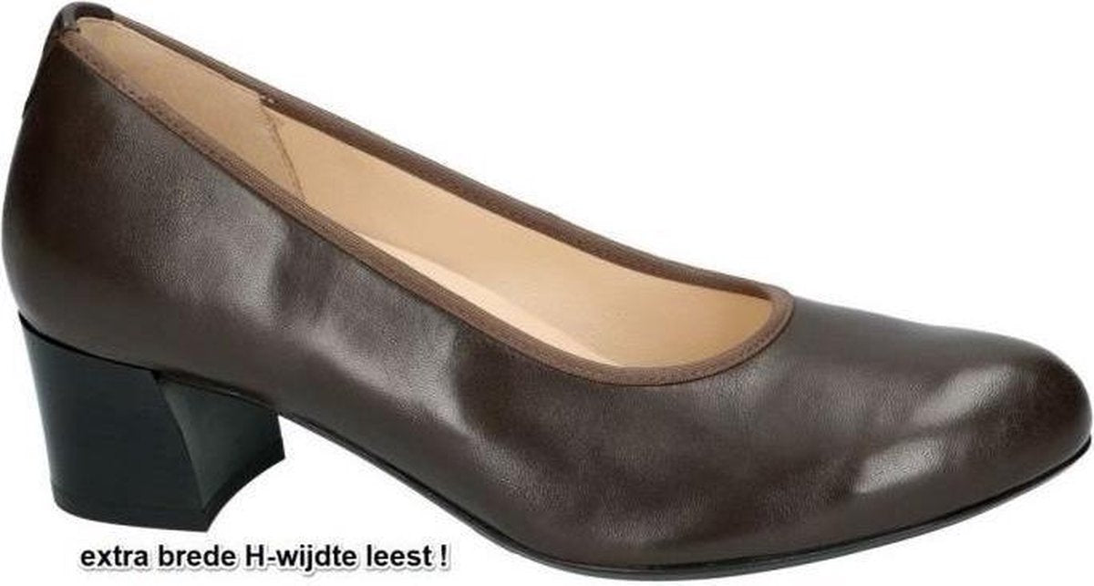 Hassia -Dames -  bruin donker - pumps & hakschoenen - maat 36½