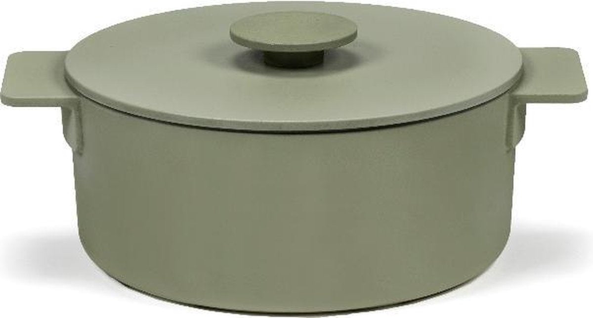 SURFACE POT ENAMEL CAST IRON CAMOGREEN D23 - 3L