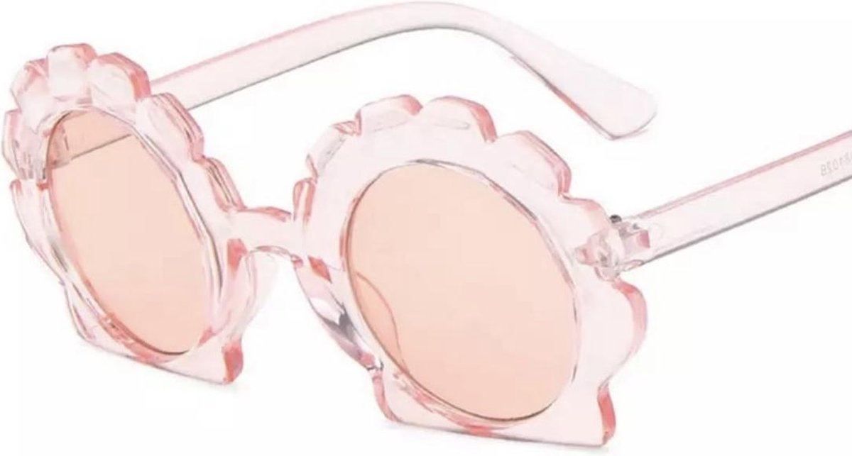 SIIDDS kinderzonnebril kids shell transparant roze - kids - zonnebril shell - schelpen - 1-6 jaar - transparant - roze - zomer - zon - collectie 2021 - new collection - mode - fashion - accessoire - baby - dreumes - peuter - kleuter