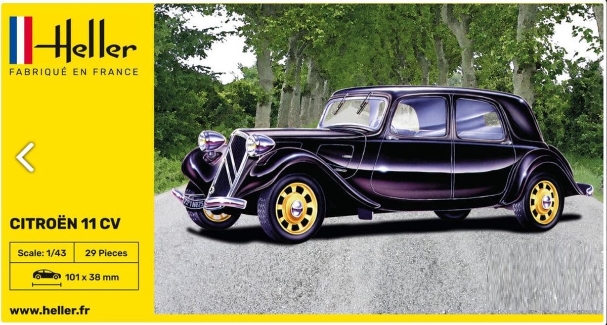 Heller: Citroën 11 CV (modelbouw