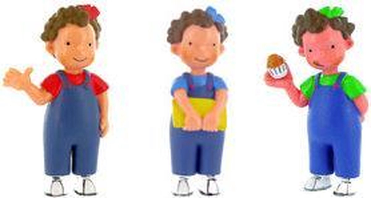 De drieling tv serie speelfiguren (8cm)