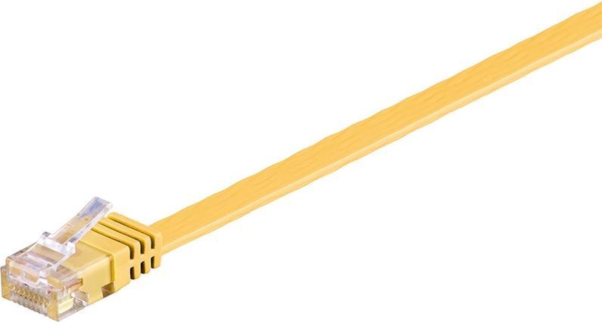 Wentronic CAT6 Netwerkkabel - RJ45 - Geel - 3 m