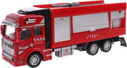 Toi-toys Brandweerwagen Diecast Friction Rood 19 Cm