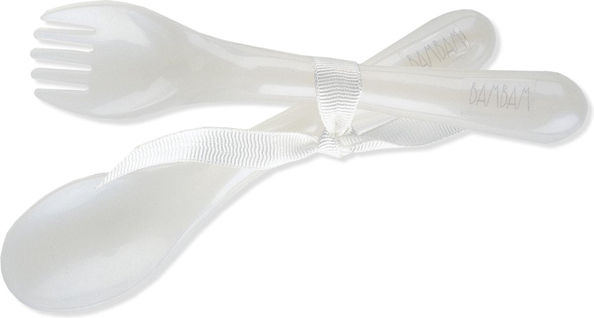 BamBam - Babybestek Vork en Lepel 'Tafelmanieren'