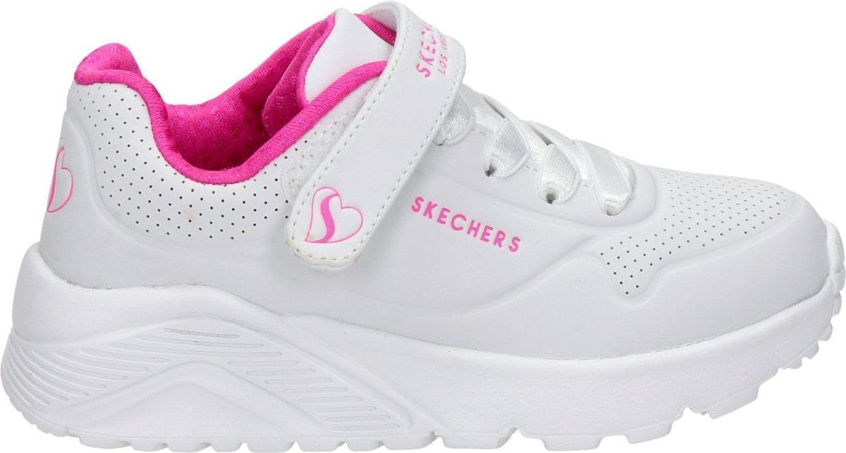 Skecher Uno Lite meisjes sneaker - Wit - Maat 27