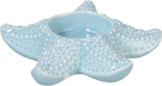 J-Line Kaarshouder Ster Porselein Blauw