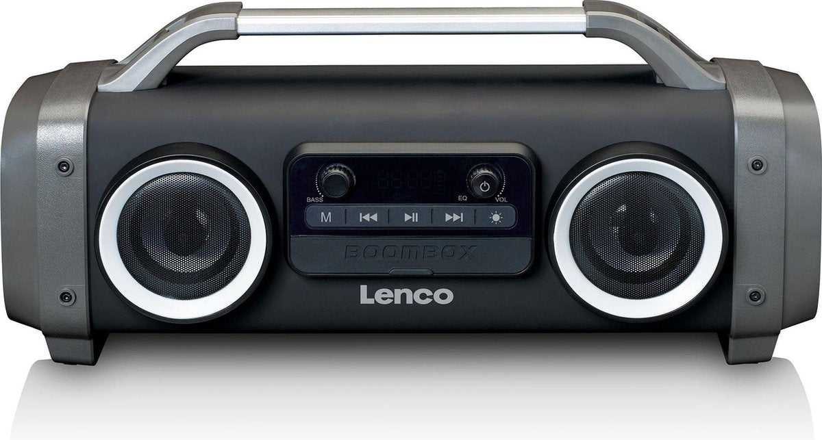 Lenco SPR-100 - Bluetooth speaker me licht effecten - Zwart